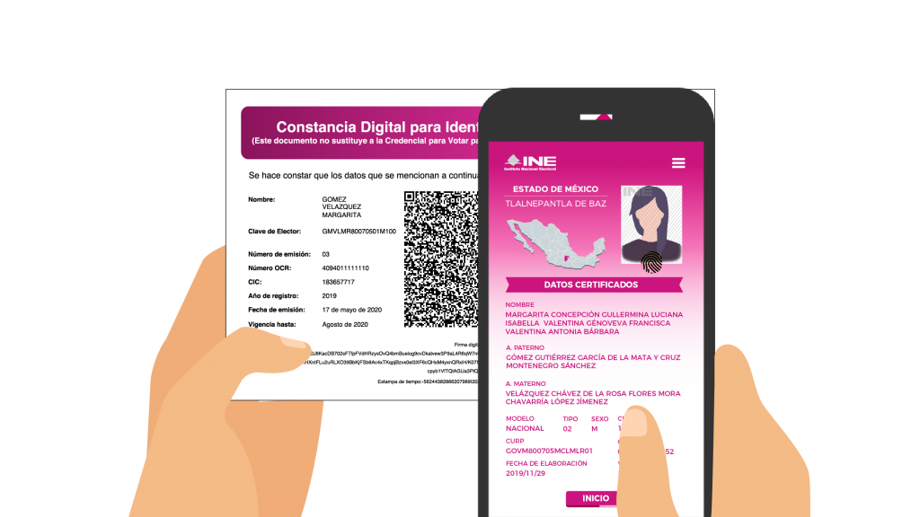 INE credencial digital