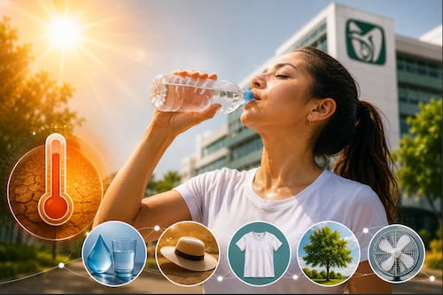 IMSS alerta por calor extremo en México: cómo prevenir deshidratación y golpe de calor