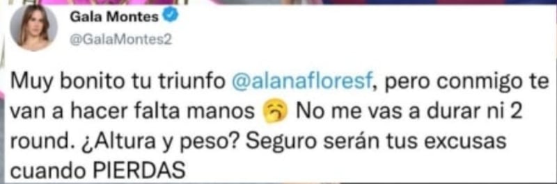Gala Montes vs. Alana Flores