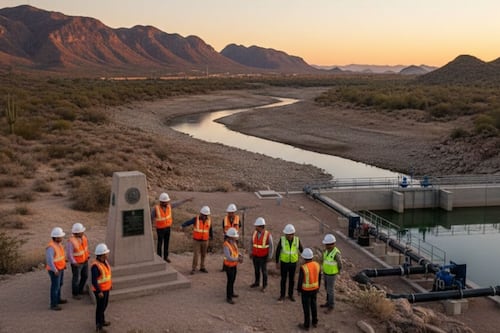 México y Estados Unidos acuerdan gestión del agua del Río Bravo ante sequía histórica