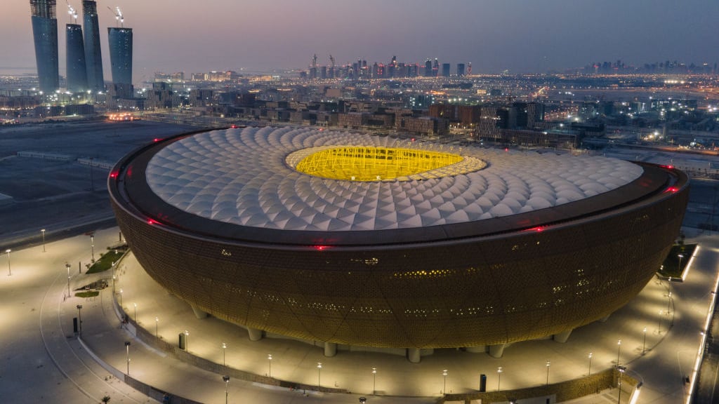 Estadio Lusail, inmueble donde se jugará la final del mundial.