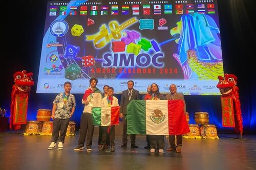 Estudiante mexicano gana medalla de plata y bronce en Olimpiada de Matemáticas