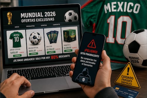 Cuidado, afición: fraudes con productos del Mundial 2026 ya circulan en internet