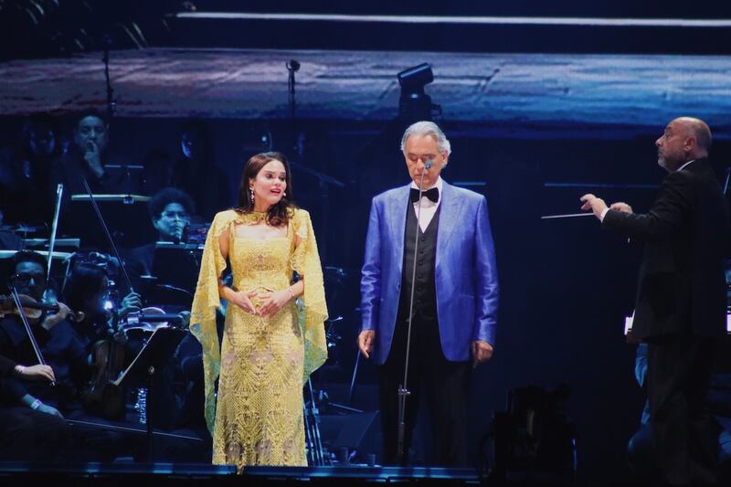Andrea Bocelli.