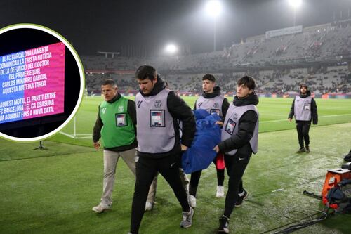 Barcelona vs. Osasuna suspendido a minutos de iniciar por fallecimiento en el club azulgrana