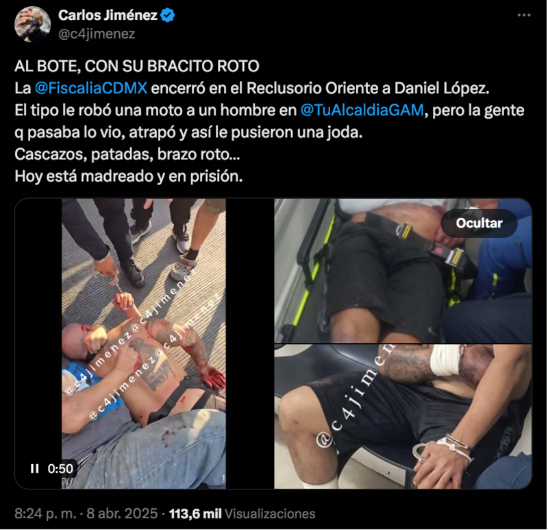 lincharon a delincuente