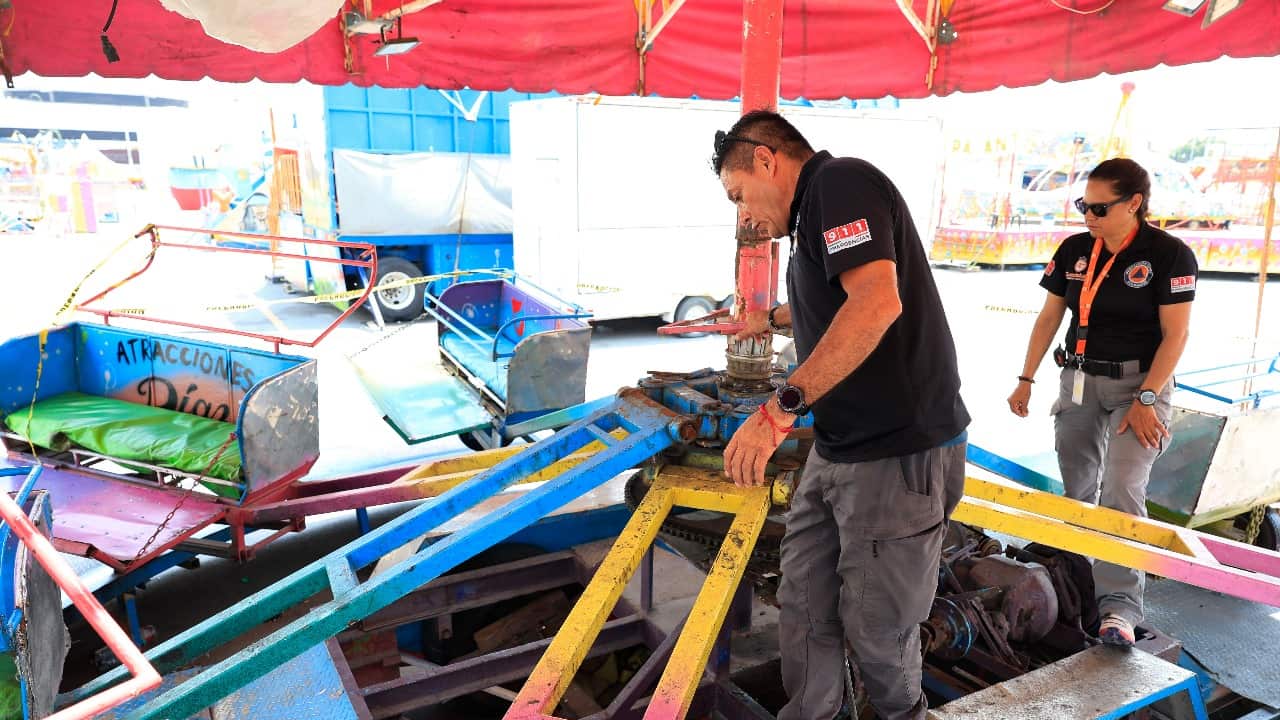 El juego que tuvo un desperfecto fue retirado.