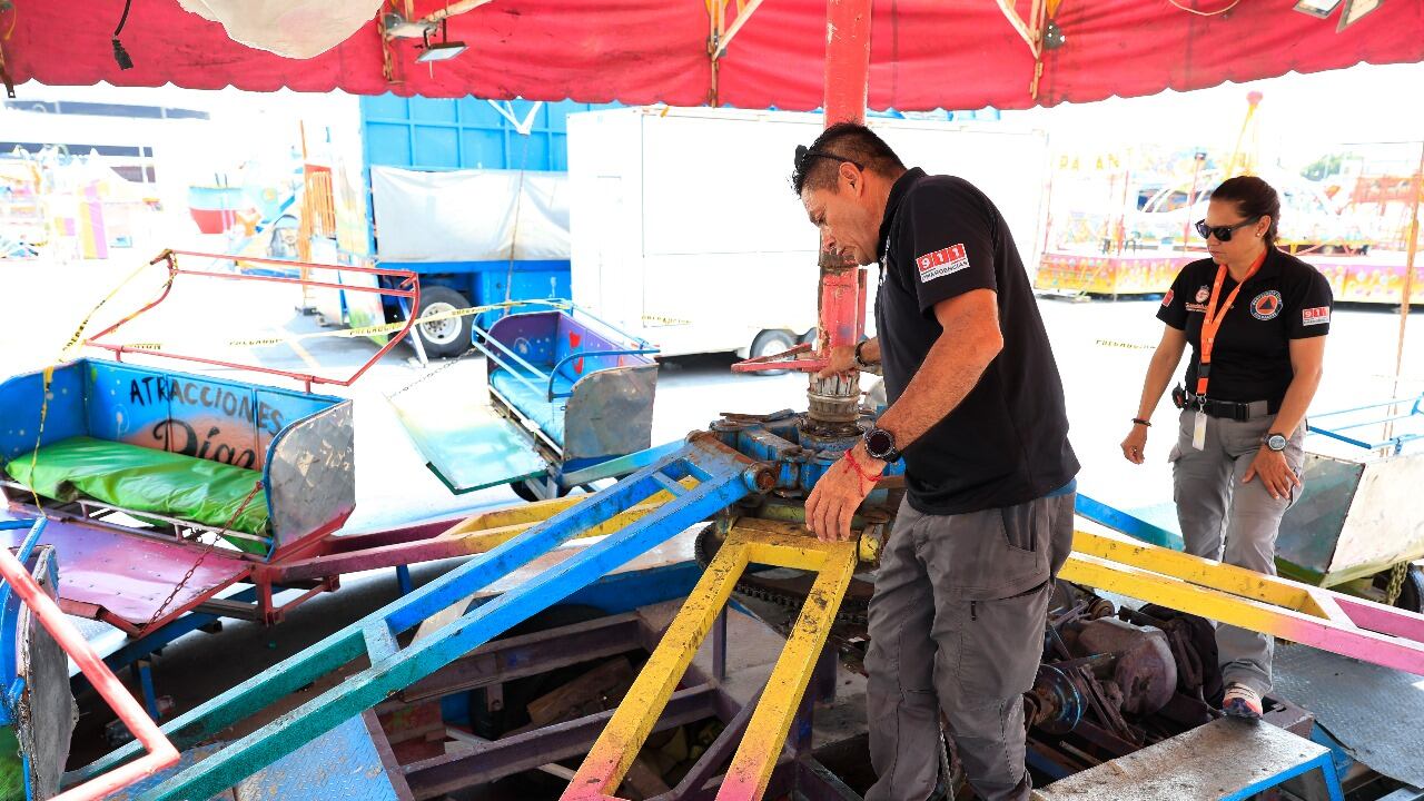 El juego que tuvo un desperfecto fue retirado.