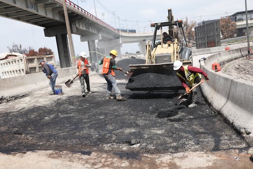 Arreglan fisura del Puente de la Concordia en Iztapalapa, vialidad abrirá pronto