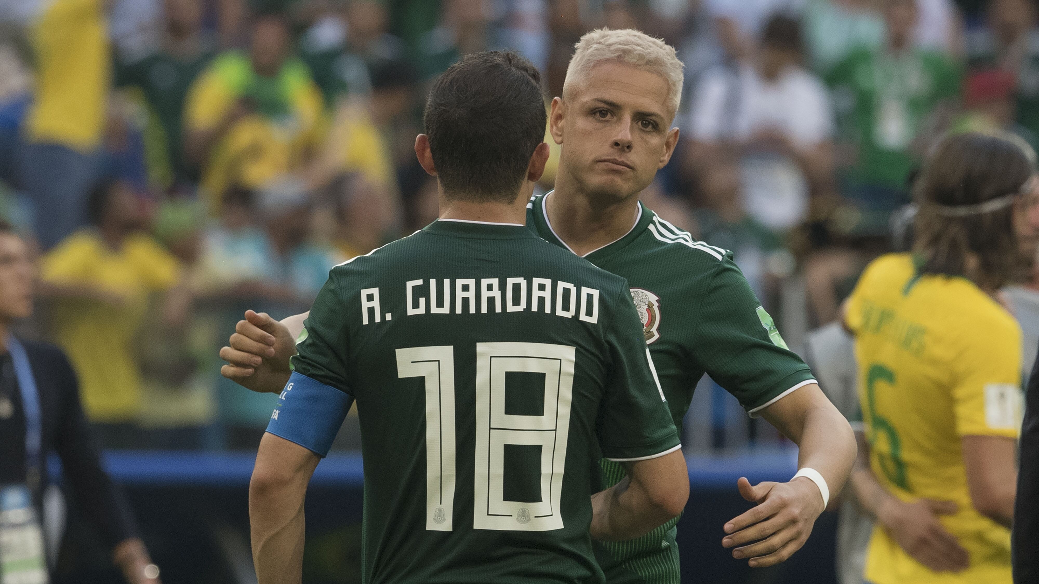 Andrés Guardado y Chicharito Hernández compartieron vestidor en tres Copas del Mundo.