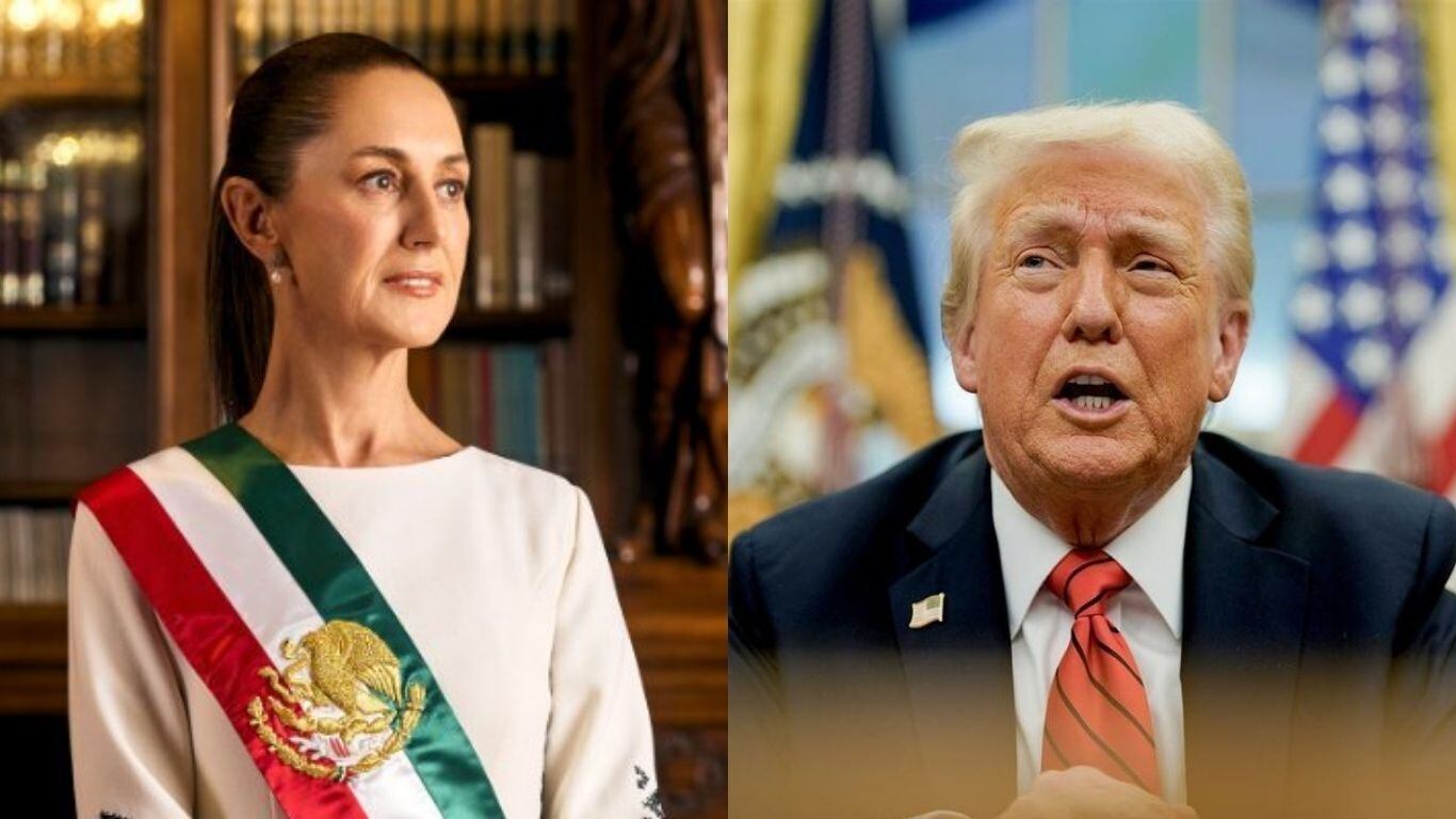 Donald Trump y Claudia Sheinbaum