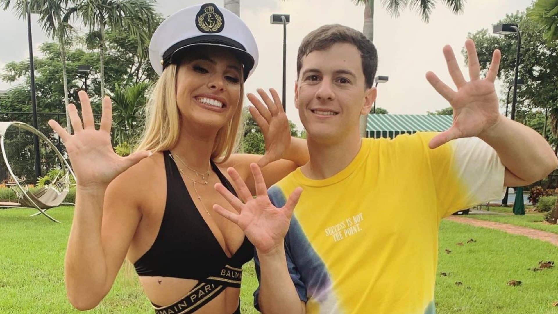 Lele Pons y Guaynaa disfrutan como esposos. / Foto: Instagram