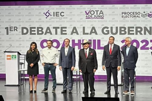 Acusaciones y más propuestas; así fue el debate entre candidatos de Coahuila