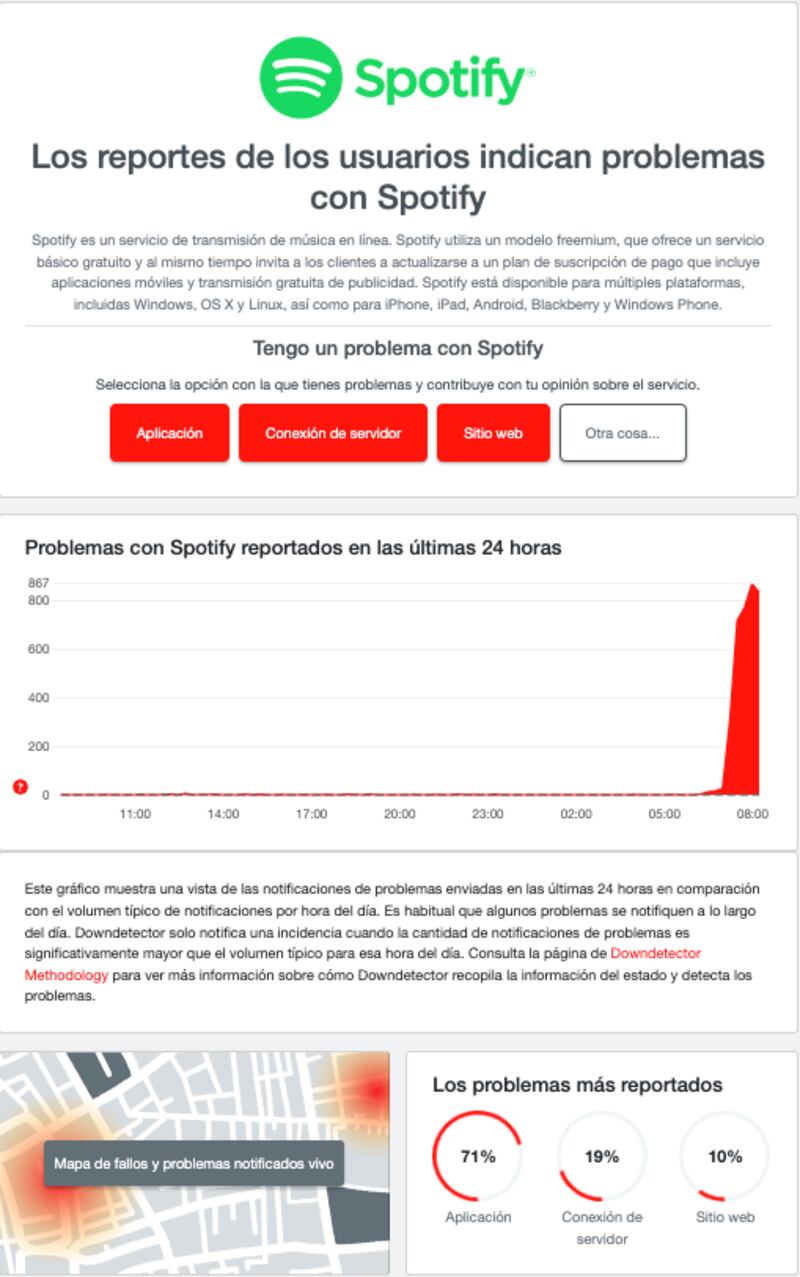 Hackean Spotify: Caída mundial de la plataforma tras ataque del grupo DarkStorm