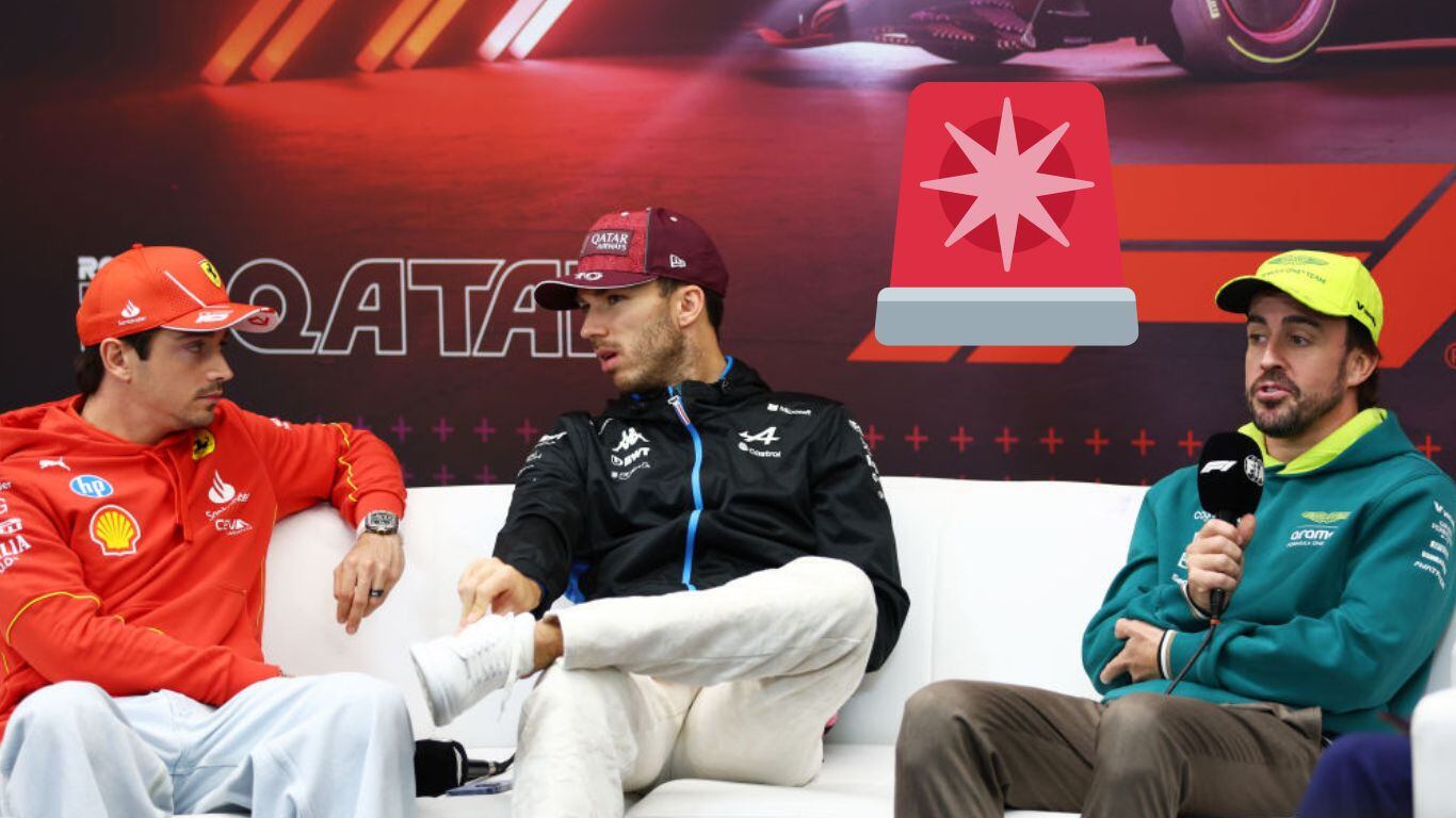 Leclerc, Gasly y Alonso