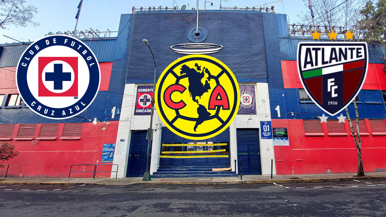 Cruz Azul, América y Atlante son los afectados por la clausura del Ciudad de los Deportes.