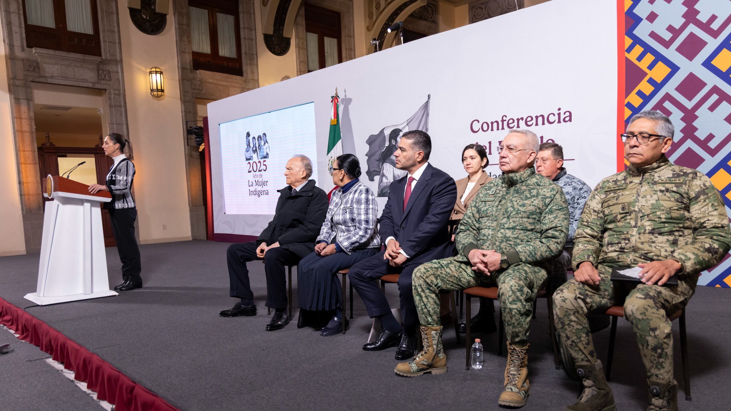 La presidenta señaló que son resultados preliminares a 24 de febrero