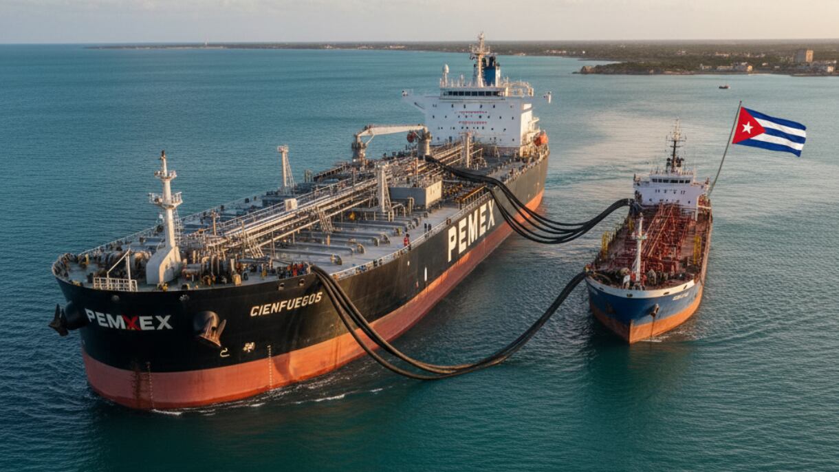 Pemex exporta petróleo a Cuba