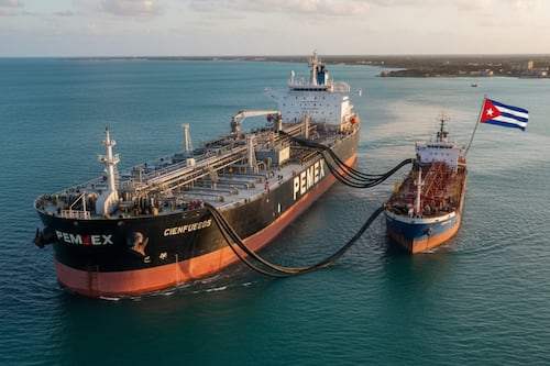 México triplica exportaciones de combustible a Cuba con buques sancionados por EE. UU., revela MCCI