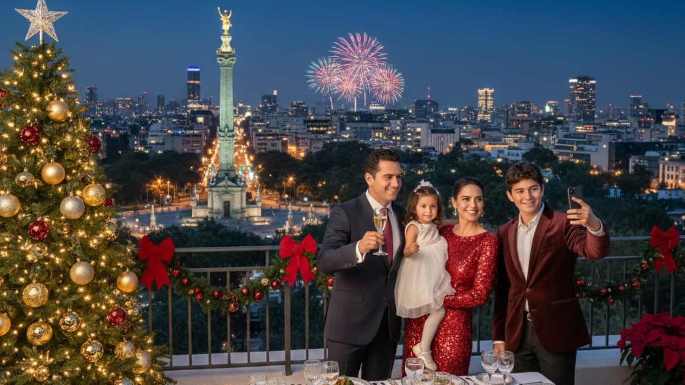 Cena de Navidad en CDMX