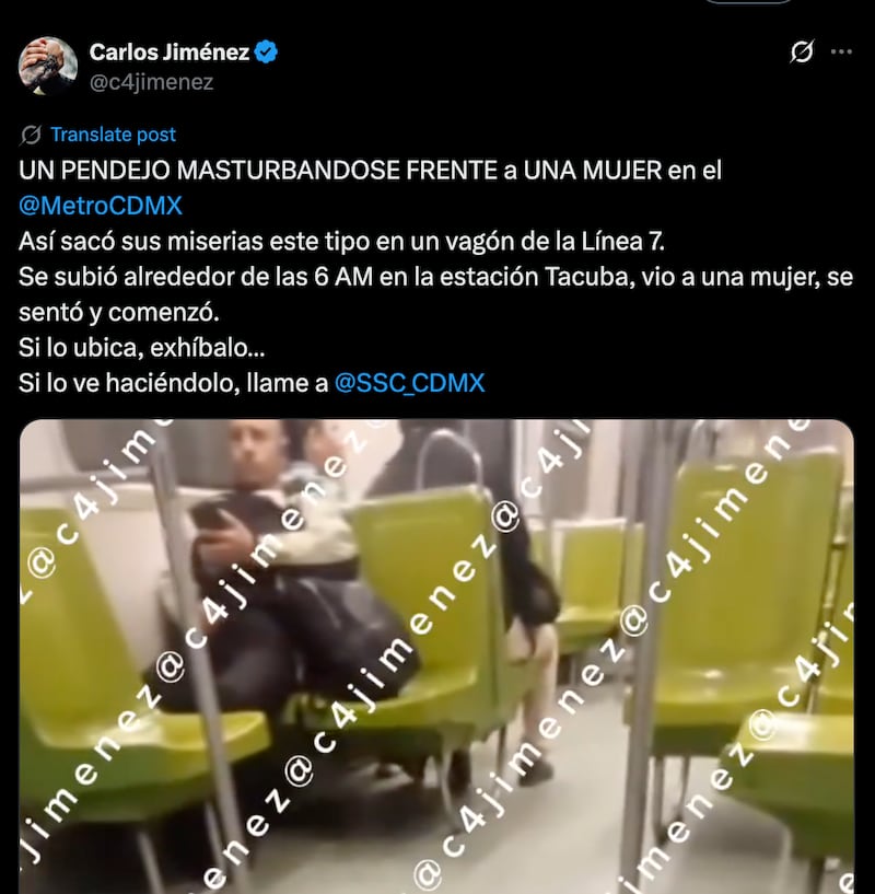 Acoso en el Metro CDMX