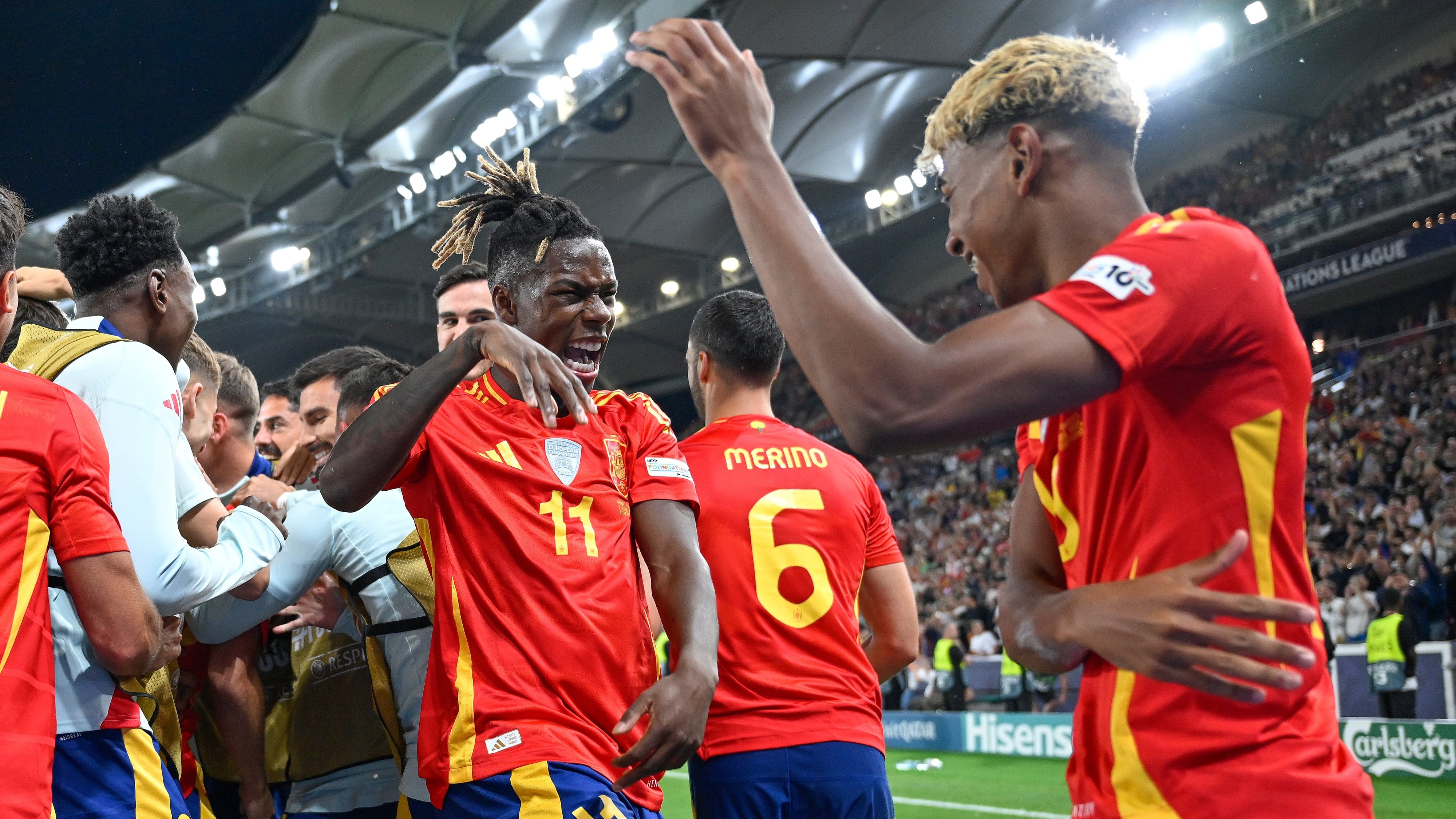 Nico Williams y Lamine Yamal, líderes de la Furia Roja