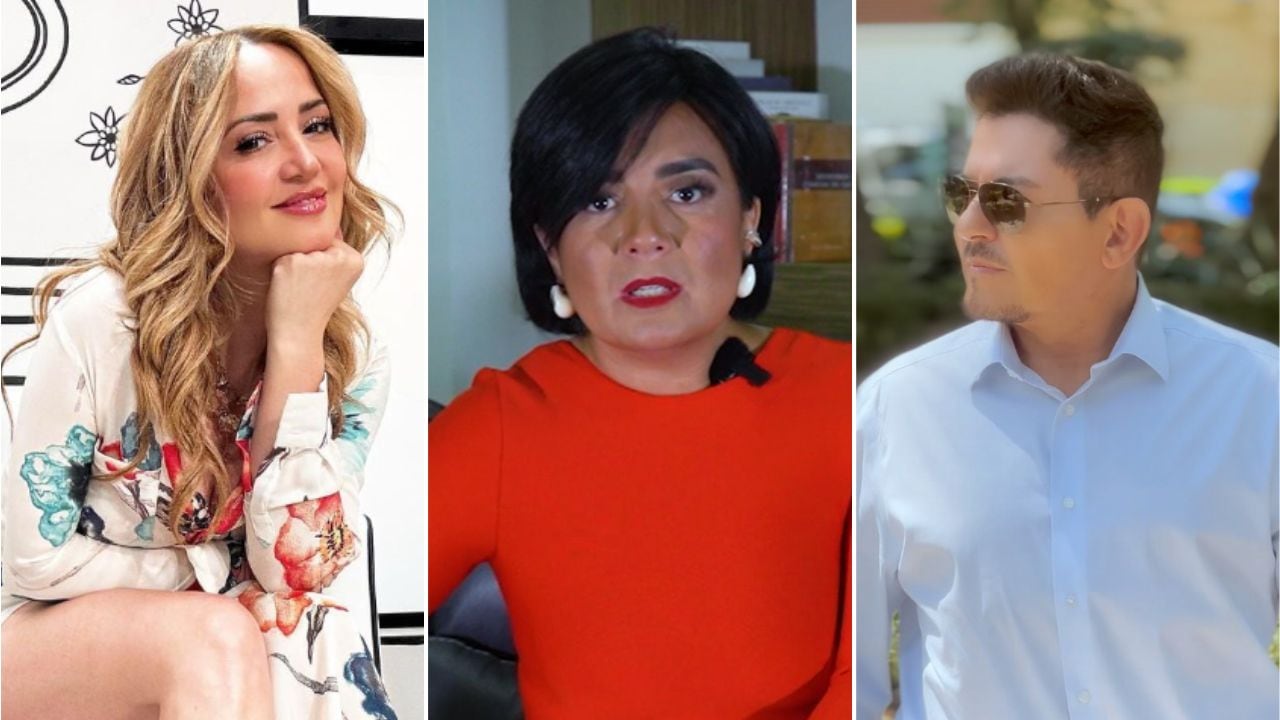 Andrea Legarreta, María Luisa Valdés y Ernesto Laguardia
