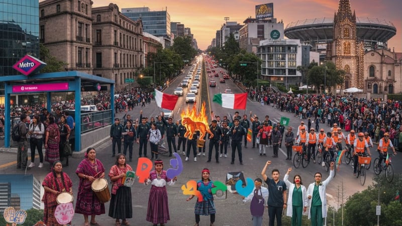 Movilizaciones en CDMX 5 de diciembre 2025: rutas afectadas y eventos del día