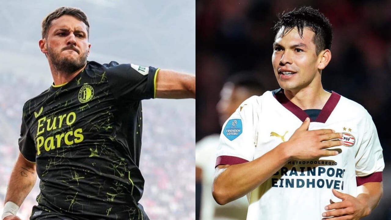 Santiago Giménez e Hirving Lozano son los más valiosos de la Eredivisie.