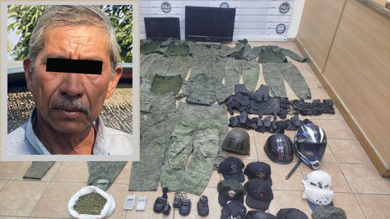 Abuelito detenido en Edomex en casa de seguridad de la Familia Michoacana