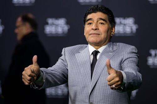 Periodista acusa a Maradona de acoso sexual