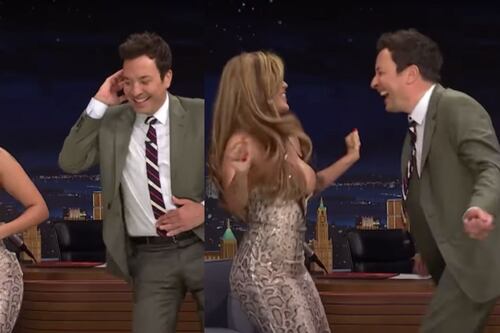 Video: Karol G enseña a Jimmy Fallon cómo bailar ‘Tropicoqueta’ en ‘The Tonight Show’