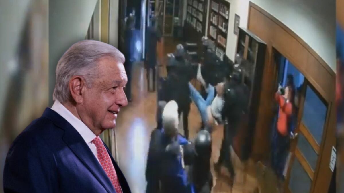 AMLO mostró videos de cámaras de seguridad del asalto a la embajada de México en Ecuador