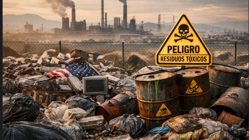 Basura tóxica de EE.UU. invade México: alerta la ONU