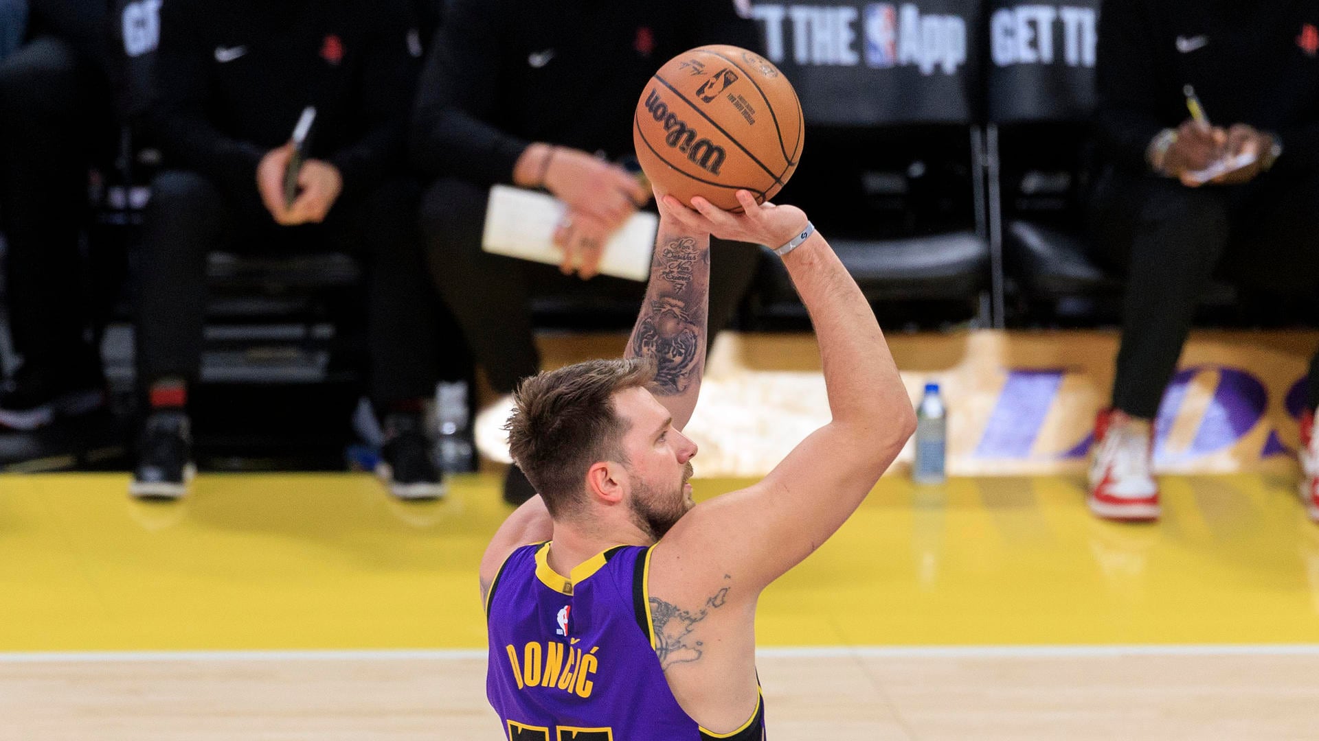 Luka Doncic, estrella de los Ángeles Lakers. EFE/ Javier Rojas