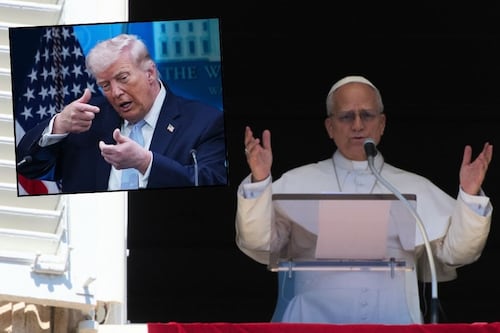 Trump arremete contra el papa León XIV por ser débil con el crimen organizado