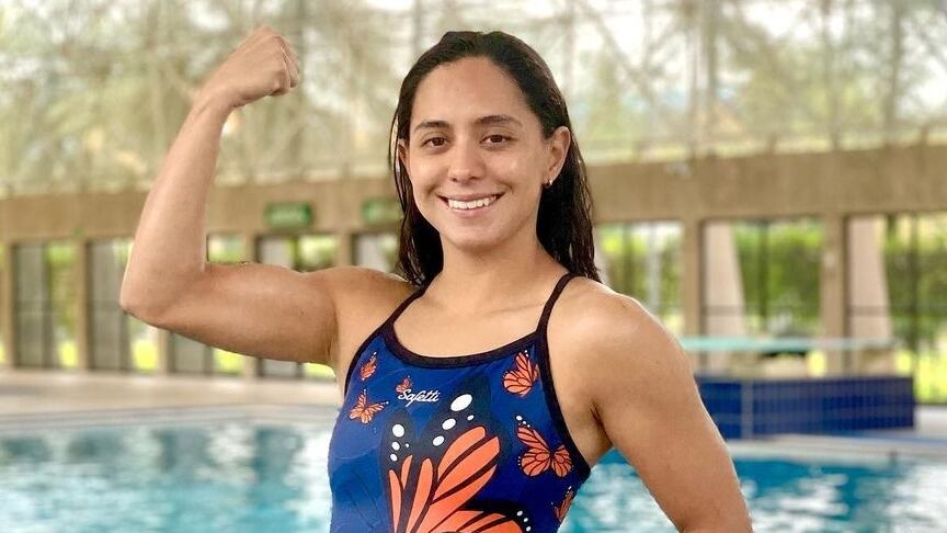 La nadadora continúa con el sueño de llegar a los Juegos Olímpicos I Cortesía