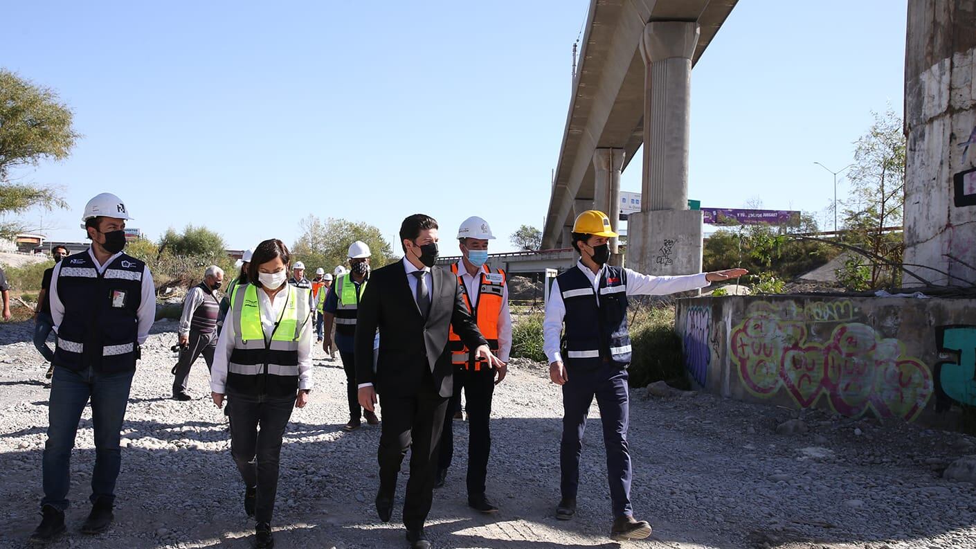 El gobernador señaló que actualmente el Santa Catarina es un lugar lleno flora inservible.