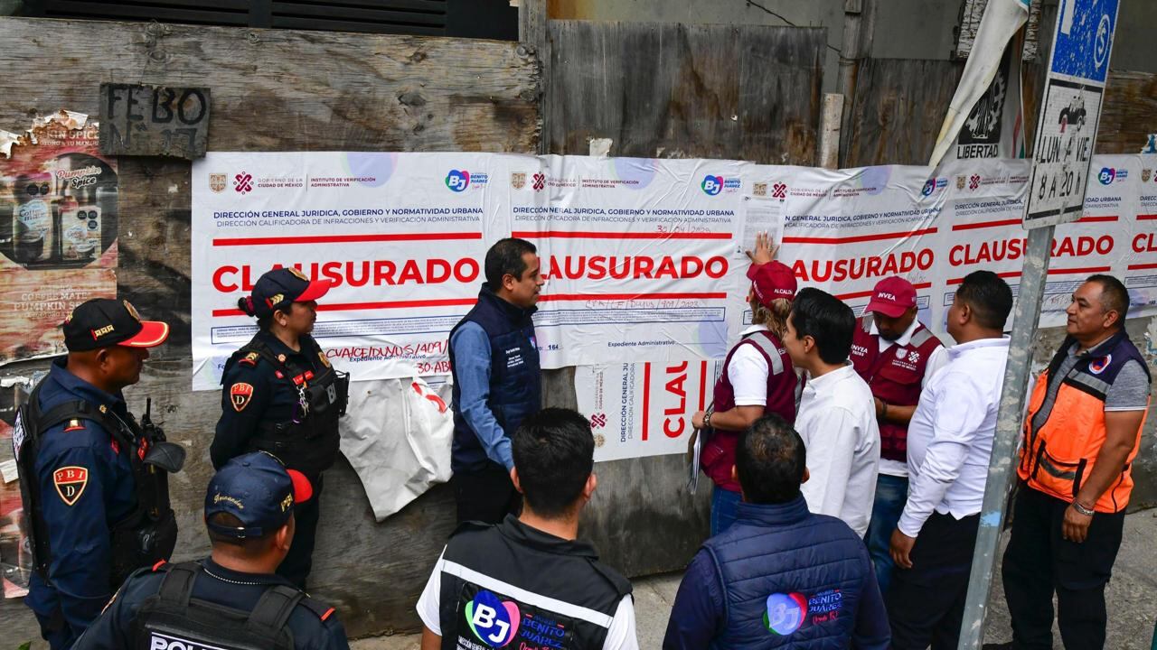 En Benito Juárez se realiza verificación constante en obras de construcción