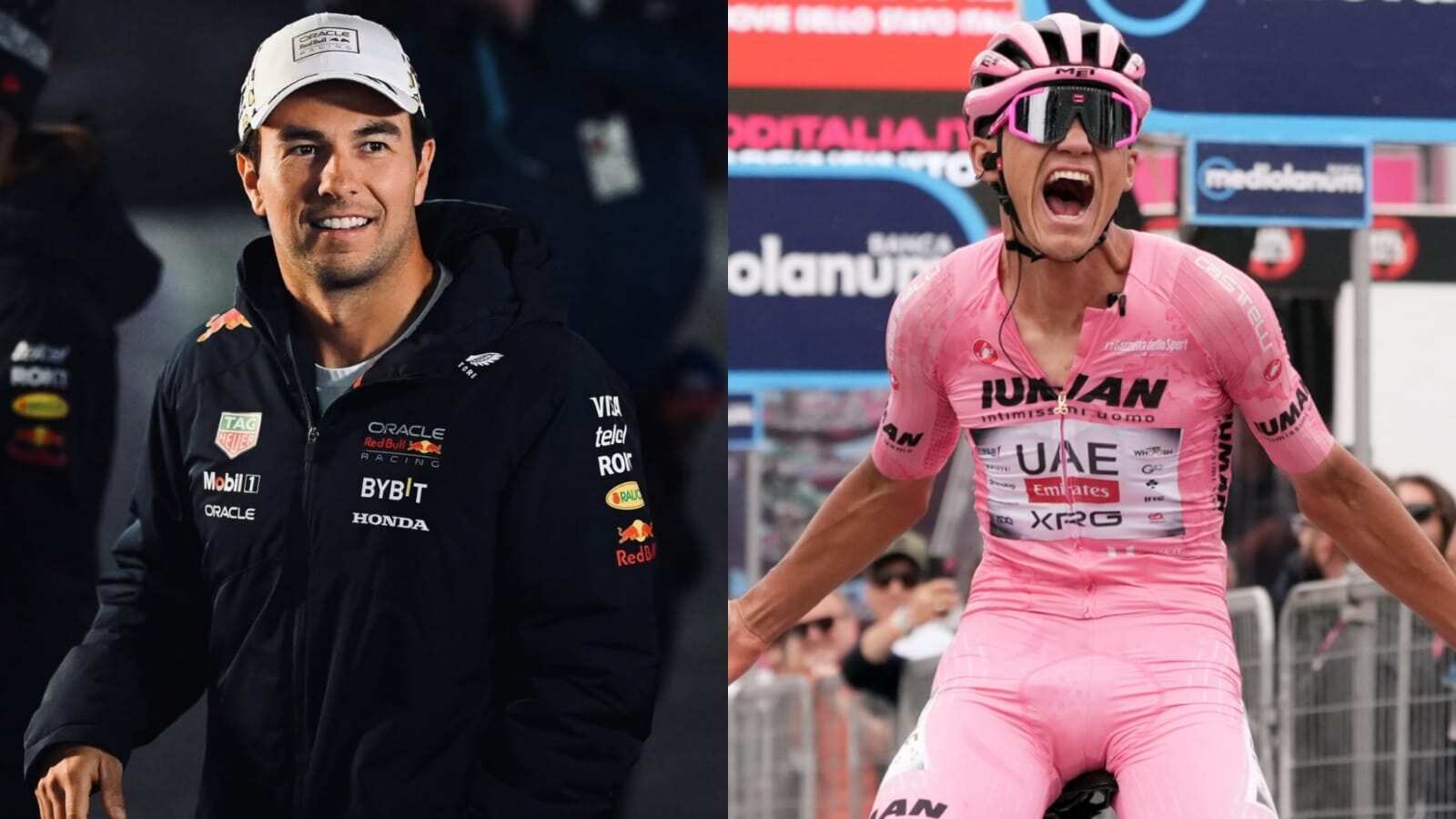 Checo Pérez felicitó a Isaac del Toro.