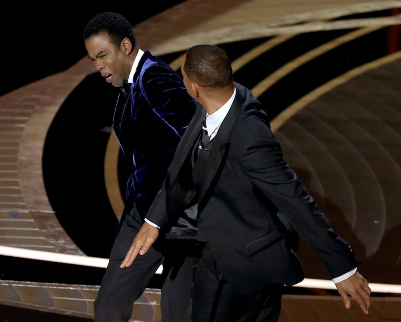 Chris Rock y Will Smith. / Foto: Neilson Barnard/Getty Images.