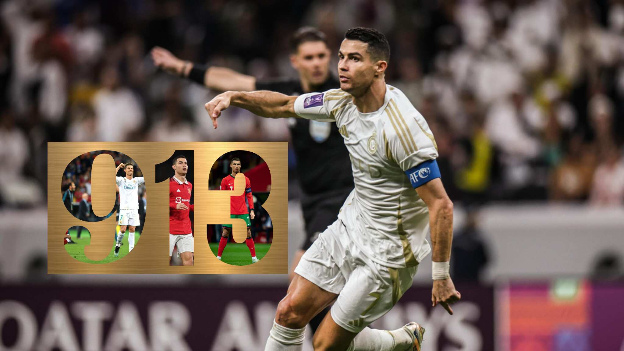 Cristiano marcó doblete en la Champions Asiática y se encamina a los 1000 goles