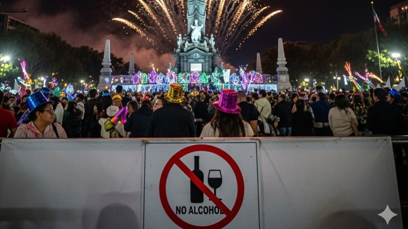 Festejo Año Nuevo sin alcohol