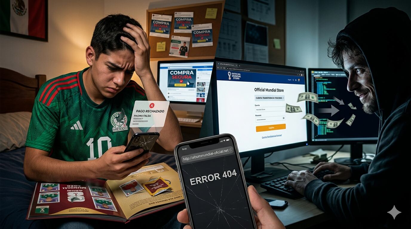 Álbum del Mundial 2026 desata estafas: 20 sitios falsos ya vacían cuentas
