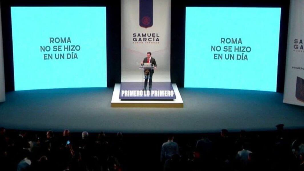 El mandatario de MC hace un balance al primer año de gobierno