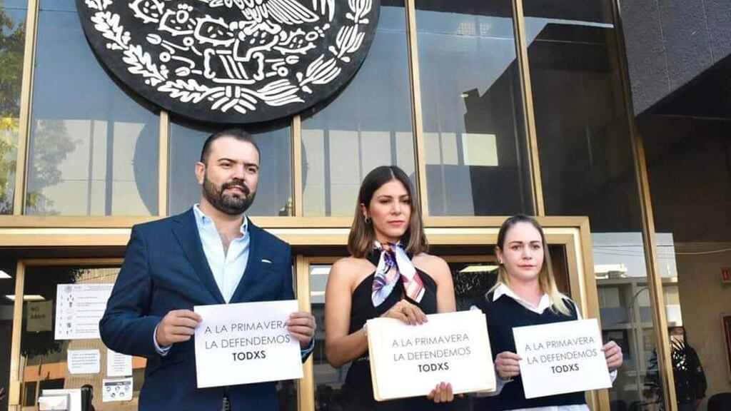 Los diputados de MC y del Partido Verde presentaron la denuncia ante la FGR.