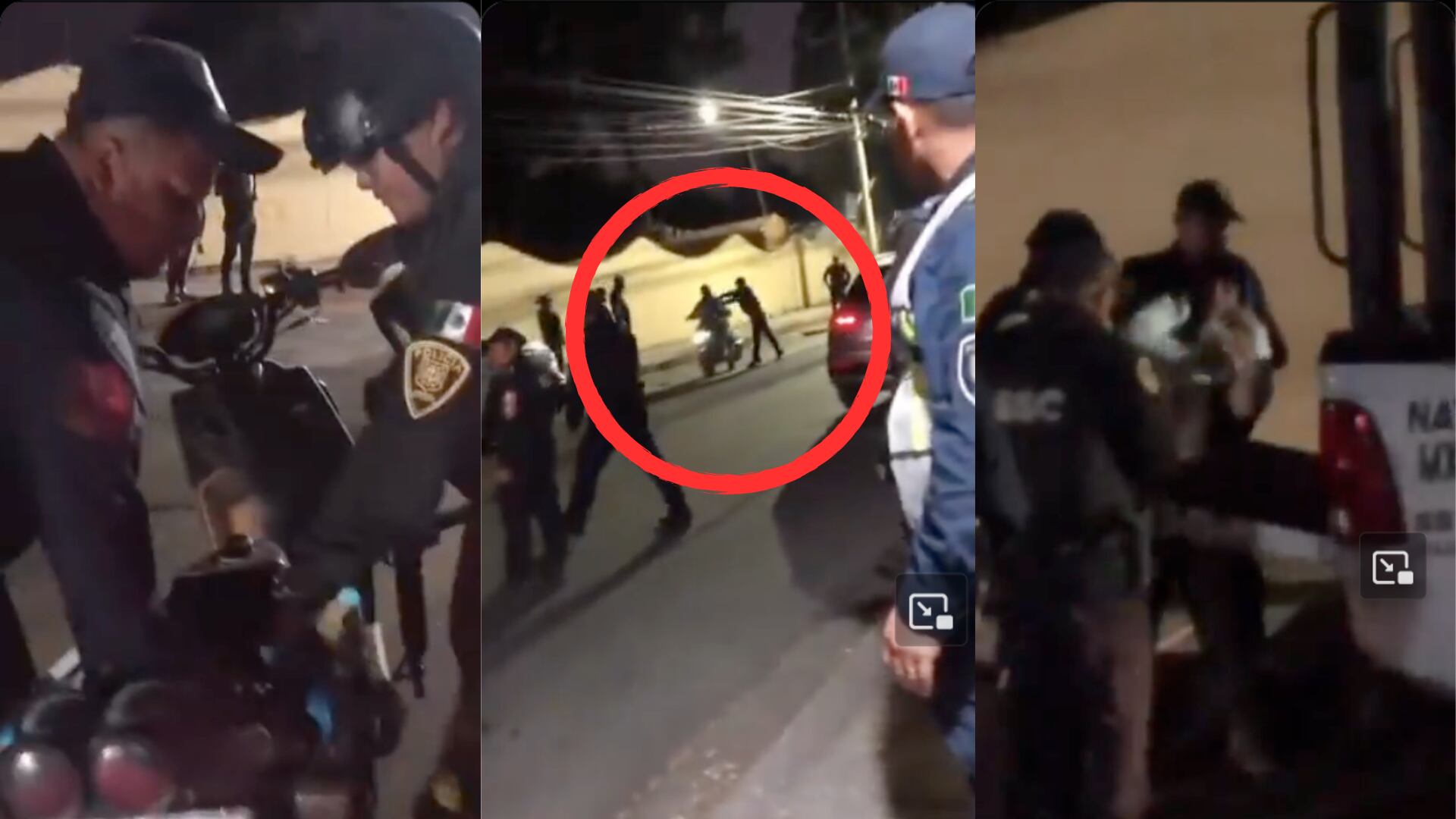 Tras la difusión del video en redes sociales, la Dirección General de Asuntos Internos abrió una carpeta para determinar si el uso de la fuerza se ajustó a protocolo.