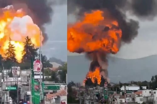 Videos muestran la magnitud de la explosión de autotanques de gas en Puebla