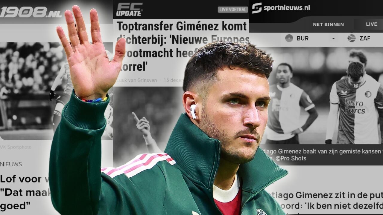 El desempeño de Giménez en el Feyenoord genera dudas.