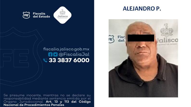 El sujeto fue detenido por elementos de la Guardia Nacional y de la Fiscalía.